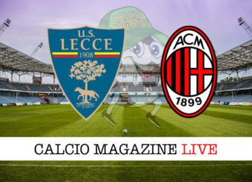 Lecce Milan cronaca diretta live risultato in tempo reale