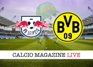 Lipsia Borussia Dortmund cronaca diretta live risultato in tempo reale