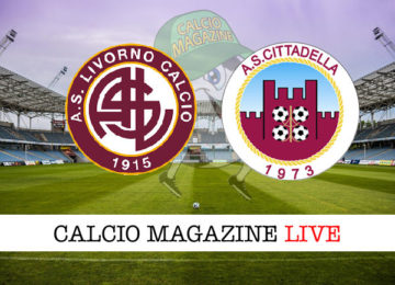 Livorno Cittadella cronaca diretta live risultato in tempo reale