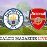 Manchester City Arsenal cronaca diretta live risultato in tempo reale