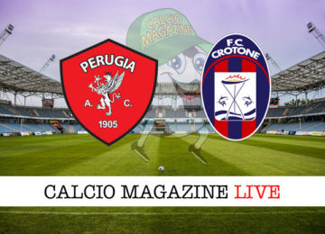 Perugia Crotone cronaca diretta live risultato in tempo reale