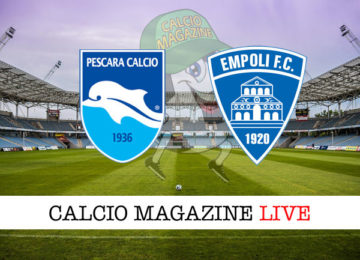 Pescara Empoli cronaca diretta live risultato in tempo reale