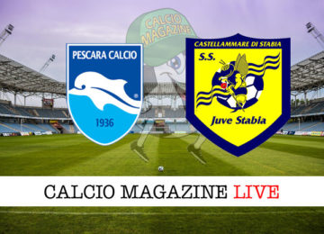 Pescara Juve Stabia cronaca diretta live risultato in tempo reale