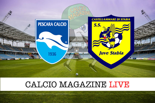 Pescara Juve Stabia cronaca diretta live risultato in tempo reale