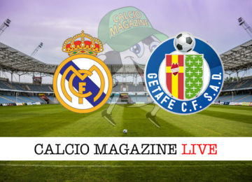 Real Madrid Getafe cronaca diretta live risultato in tempo reale