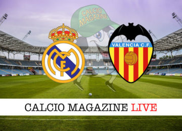 Real Madrid Valencia cronaca diretta live risultato in tempo reale