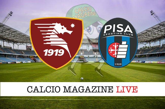 Salernitana Pisa cronaca diretta live risultato in tempo reale