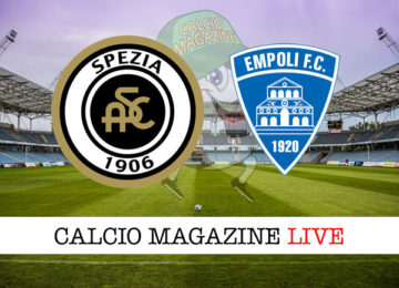 Spezia Empoli cronaca diretta live risultato in tempo reale