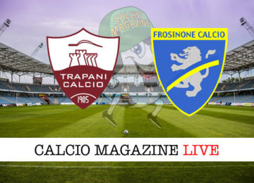 Trapani Frosinone cronaca diretta live risultato in tempo reale