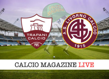 Trapani Livorno cronaca diretta live risultato in tempo reale