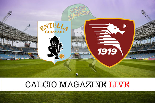 Virtus Entella Salernitana cronaca diretta live risultato in tempo reale