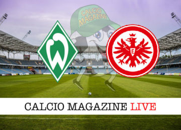 Werder Brema Eintracht Francoforte cronaca diretta live risultato in tempo reale