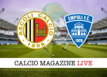 Ascoli Empoli cronaca diretta live risultato in tempo reale