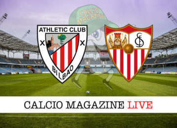 Athletic Bilbao Siviglia cronaca diretta live risultato in tempo reale