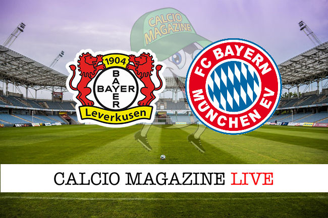 Bayer Leverkusen Bayern Monaco cronaca diretta live risultato in tempo reale