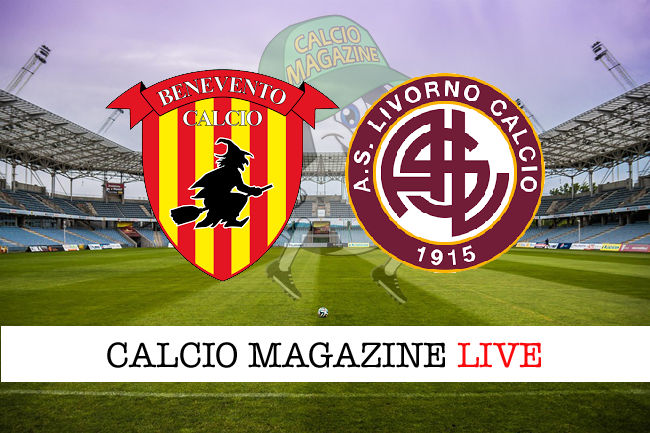 Benevento Livorno cronaca diretta live risultato in tempo reale