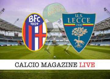 Bologna Lecce cronaca diretta live risultato in tempo reale