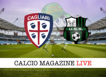 Cagliari Sassuolo cronaca diretta live risultato in tempo reale