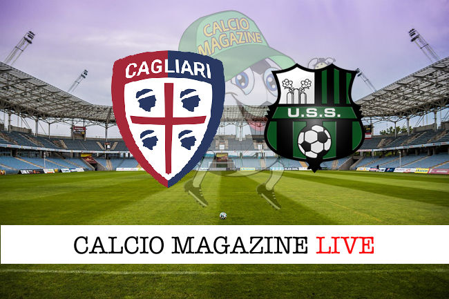 Cagliari Sassuolo cronaca diretta live risultato in tempo reale