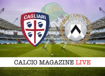 Cagliari Udinese cronaca diretta live risultato in tempo reale