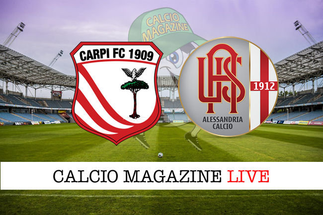 Carpi Alessandria cronaca diretta live risultato in tempo reale