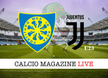 Carrarese Juventus U23 cronaca diretta live risultato in tempo reale