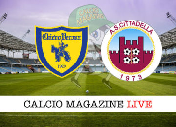 Chievo Cittadella cronaca diretta live risultato in tempo reale