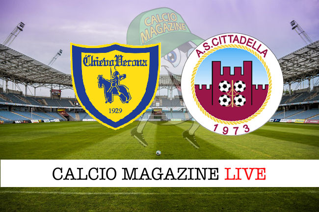 Chievo Cittadella cronaca diretta live risultato in tempo reale