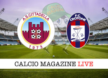 Cittadella Crotone cronaca diretta live risultato in tempo reale