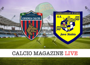 Cosenza Juve Stabia cronaca diretta live risultato in tempo reale