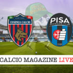 Cosenza Pisa cronaca diretta live risultato in tempo reale