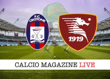 Crotone Salernitana cronaca diretta live risultato in tempo reale