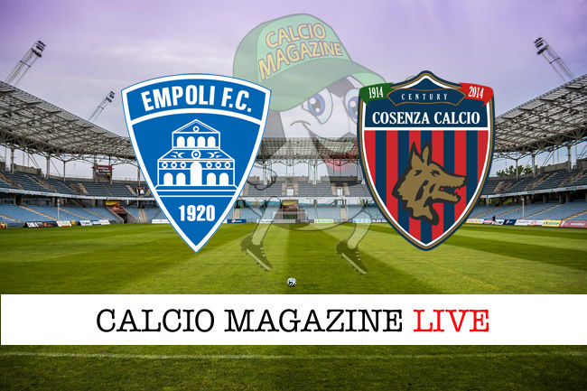 Empoli Cosenza cronaca diretta live risultato in tempo reale