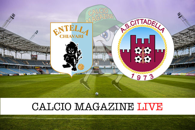 Virtus Entella Cittadella cronaca diretta live risultato in tempo reale