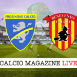 Frosinone Benevento cronaca diretta live risultato in tempo reale