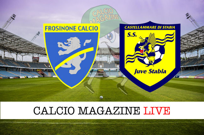 Frosinone Juve Stabia cronaca diretta live risultato in tempo reale