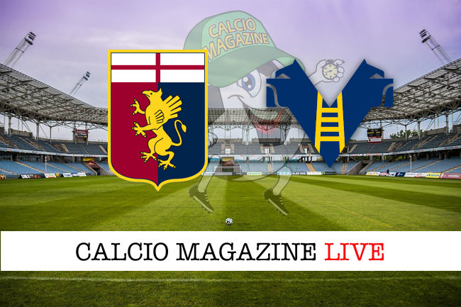 Genoa Hellas Verona cronaca diretta live risultato in tempo reale