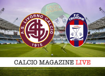 Livorno Crotone cronaca diretta live risultato in tempo reale