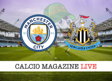 Manchester City Newcastle cronaca diretta live risultato in tempo reale