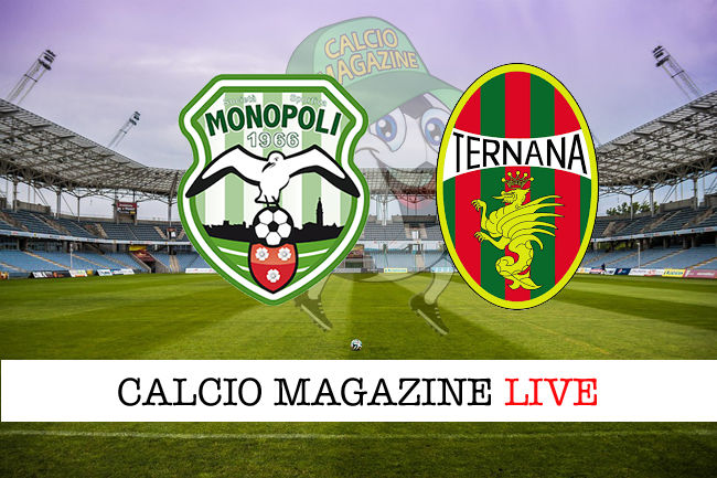 Monopoli Ternana cronaca diretta live risultato in tempo reale