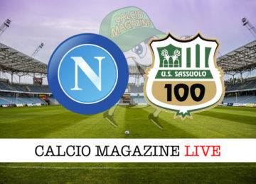 Napoli Sassuolo cronaca diretta live risultato in tempo reale