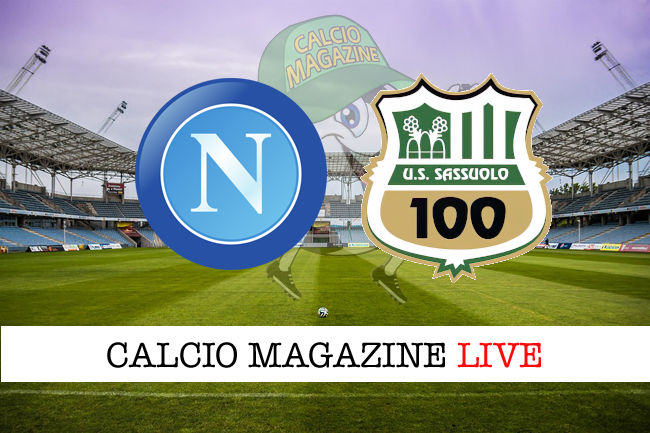 Napoli Sassuolo cronaca diretta live risultato in tempo reale