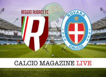 Reggio Audace Novara cronaca diretta live risultato in tempo reale