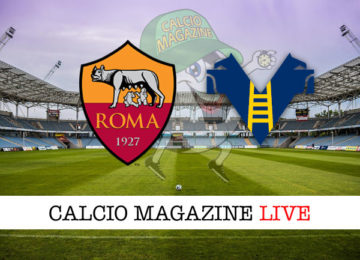 Roma Hellas Verona cronaca diretta live risultato in tempo reale