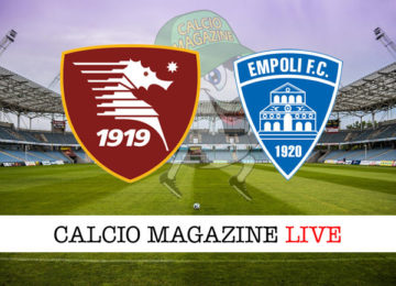 Salernitana Empoli cronaca diretta live risultato in tempo reale