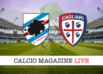 Sampdoria Cagliari cronaca diretta live risultato in tempo reale