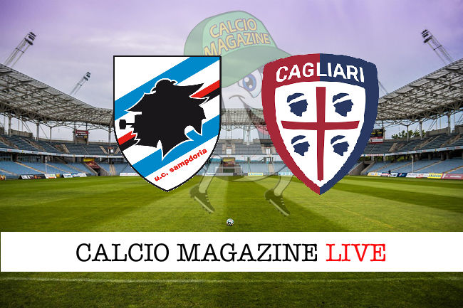 Sampdoria Cagliari cronaca diretta live risultato in tempo reale