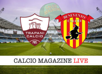 Trapani Benevento cronaca diretta live risultato in tempo reale