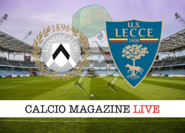 Udinese Lecce cronaca diretta live risultato in tempo reale