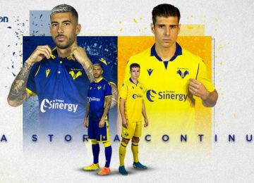 L'Hellas Verona presenta le nuove maglie per la stagione 2020/2021